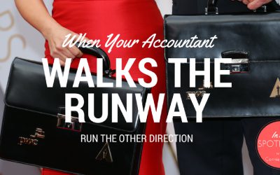 Leaders: When your accountant walks the runway, run the other direction